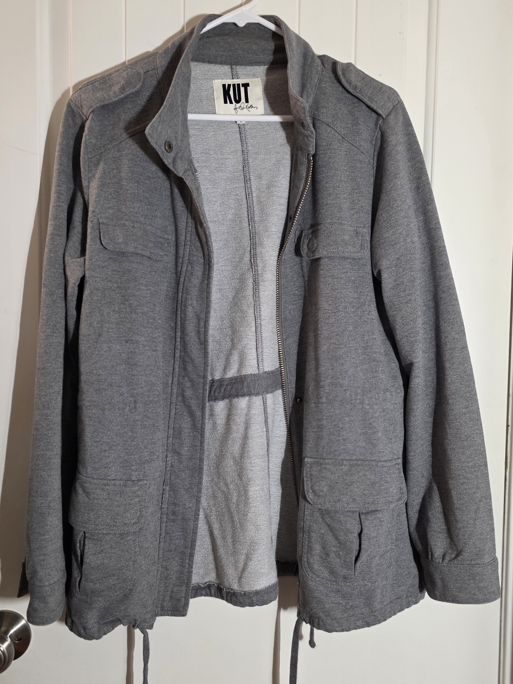 Kut from the Kloth Gray Men's Field Jacket